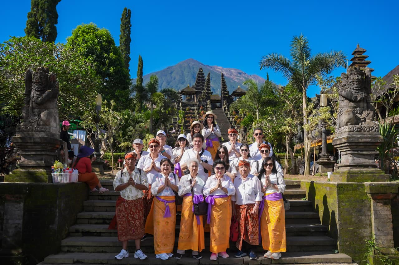 Besakih Temple Bali Group Photo